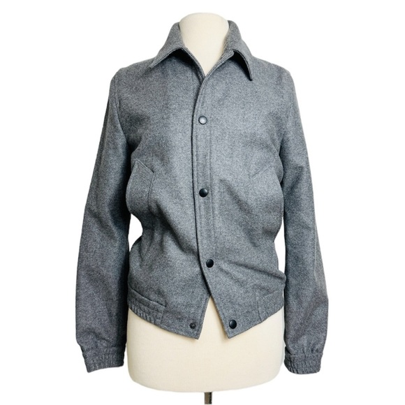 Ami Paris Point-Collar Wool Flannel Jacket (can be unisex) - Picture 1 of 16